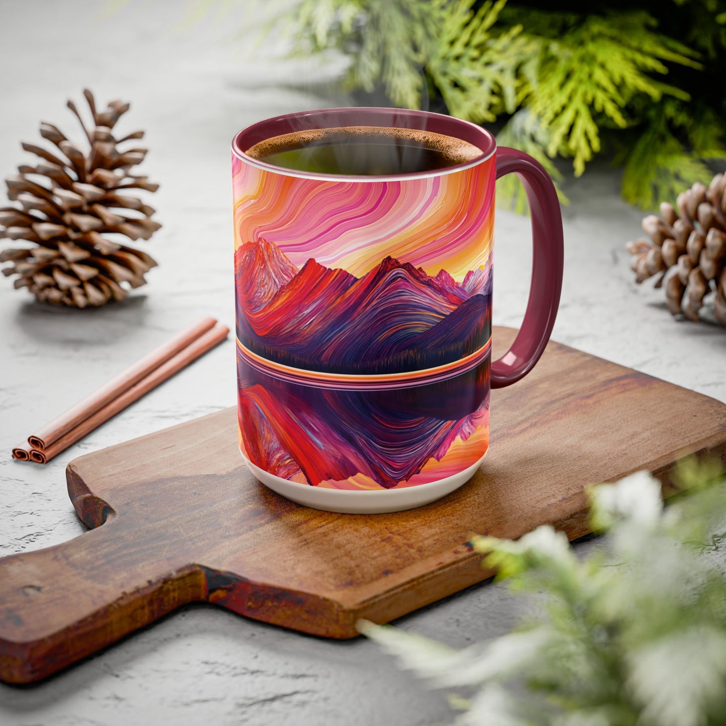 "For In Him All Things Were Created" Colossians 1:16 (NIV), Colorful Mugs (11oz & 15oz)