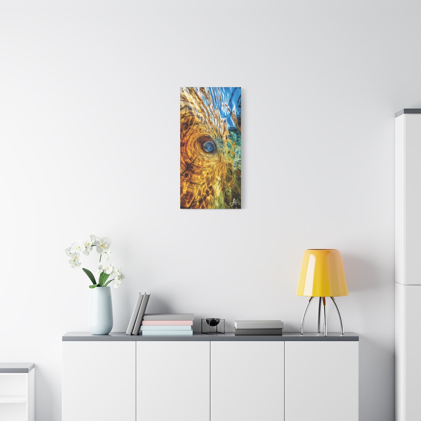 "Tide Hollow – Eye of the Coast", Fine Art Matte Canvas, Stretched, 1.25"