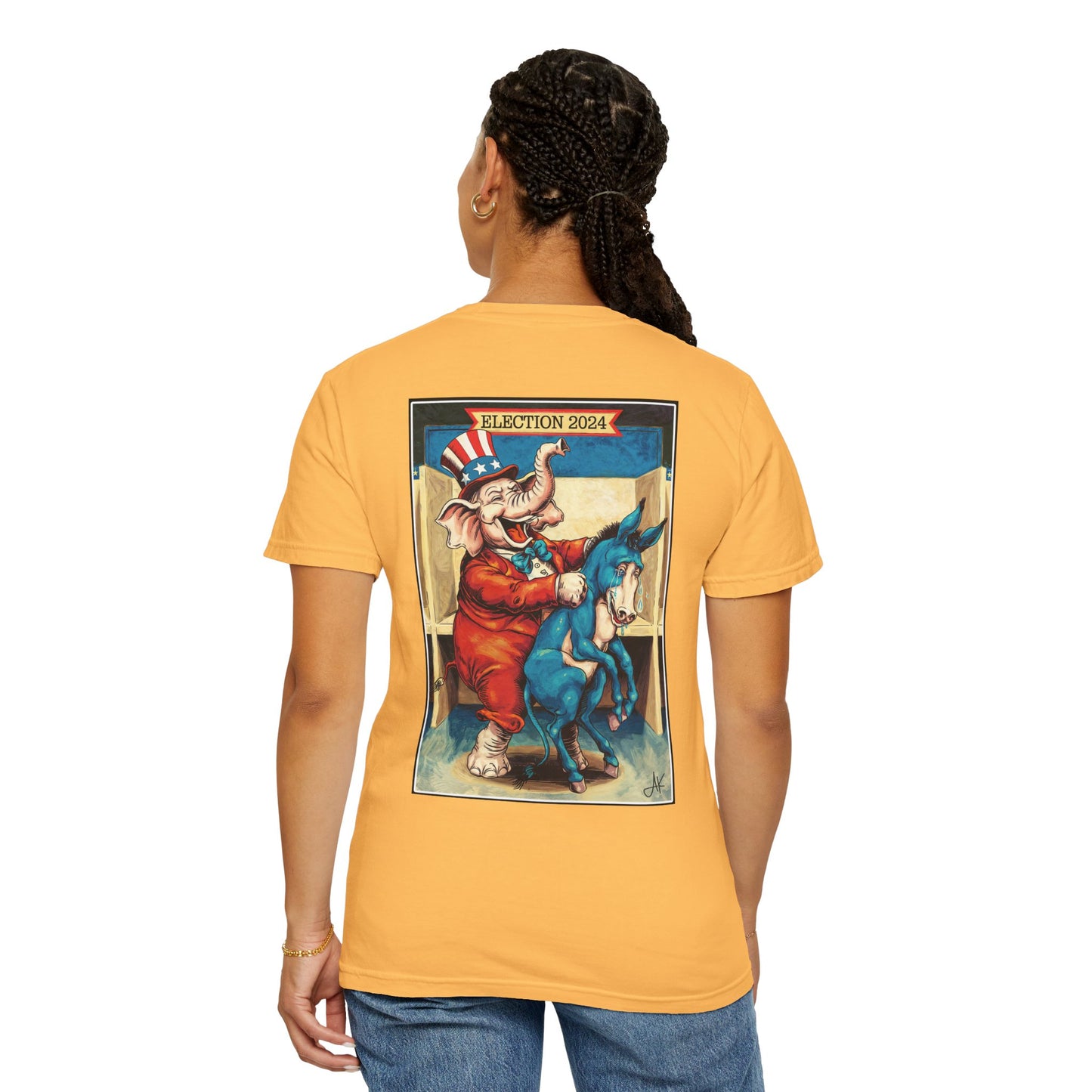 "MAGA Spanked the Donkeys 2024", Unisex T-shirt (Light Colors)