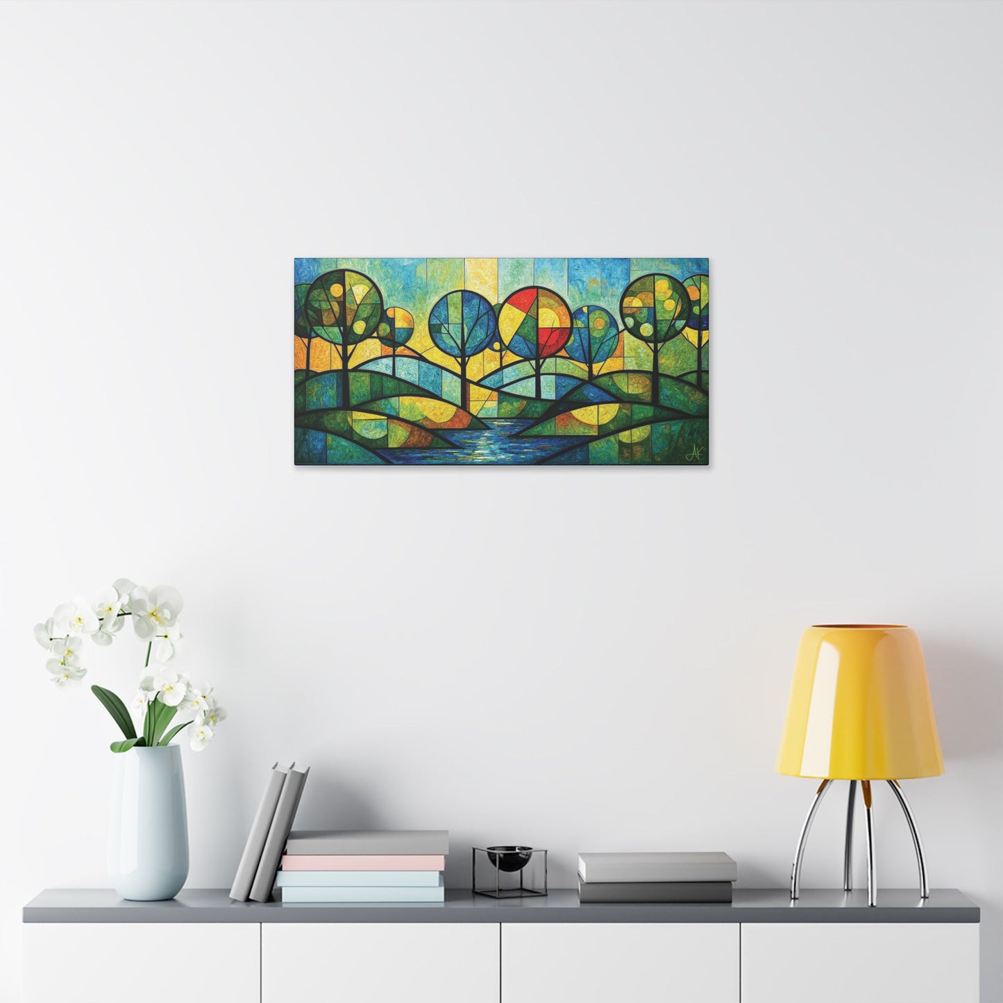 "Today I Bloom", Stretched Classic Canvas Fine Art Print