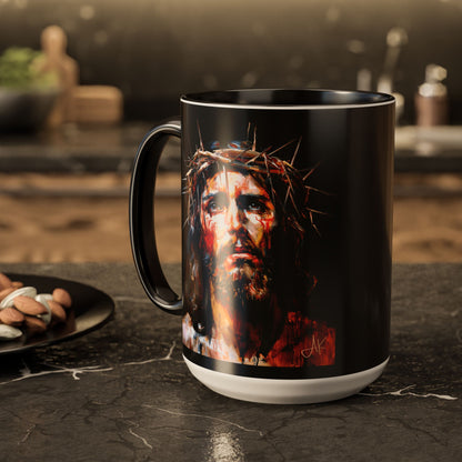 "Crown of Thorns", Colorful Mugs (11oz, 15oz)