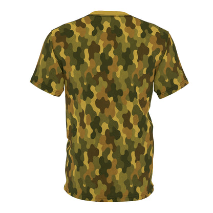 "SASR Day-Ops Camouflage", Unisex Tee (SASR Yellow Collar)