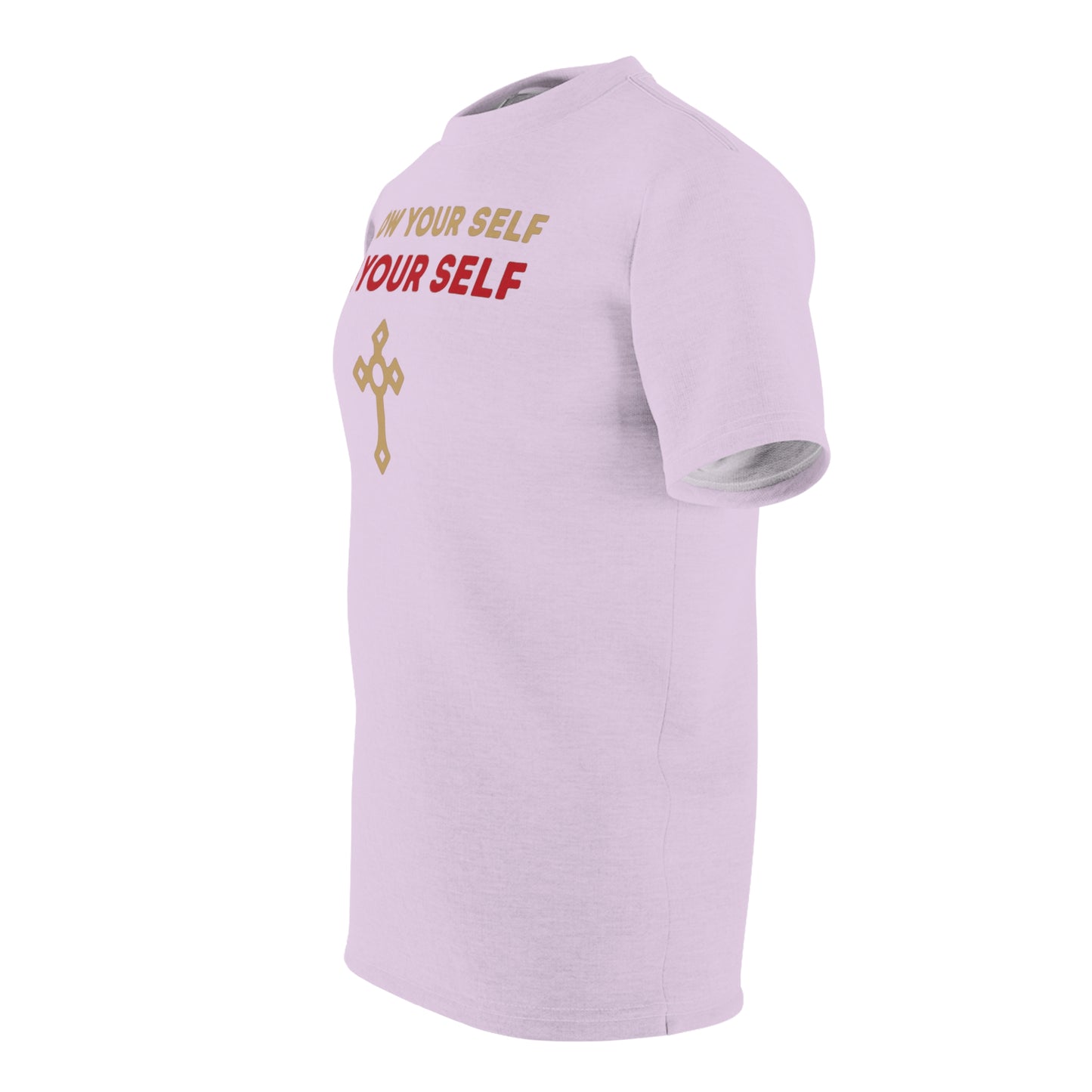 "Know Your Self", Unisex T-shirt (Floridian Blush)
