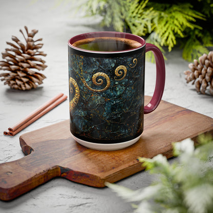 "From Stone to Savior's Light", Colorful Mugs (11oz, 15oz)