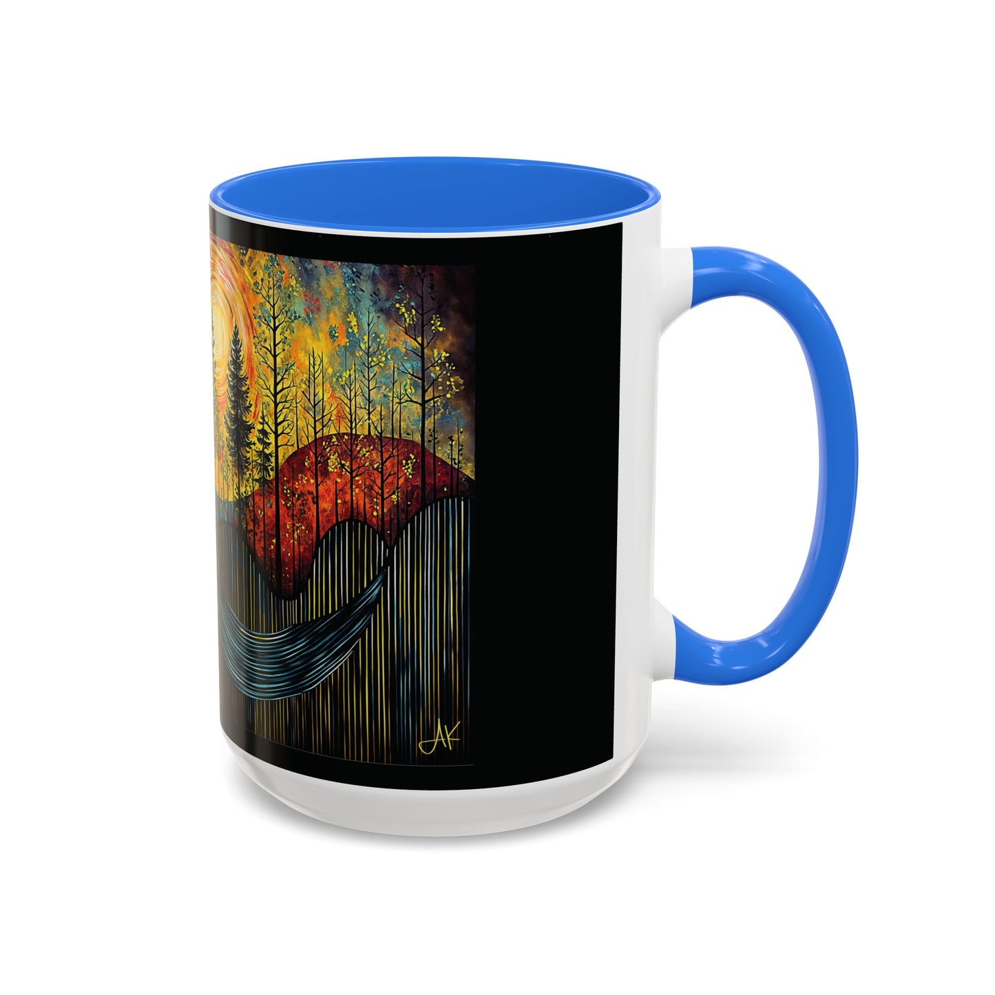 "Sacred Resonance", Colorful Mugs (11oz, 15oz)