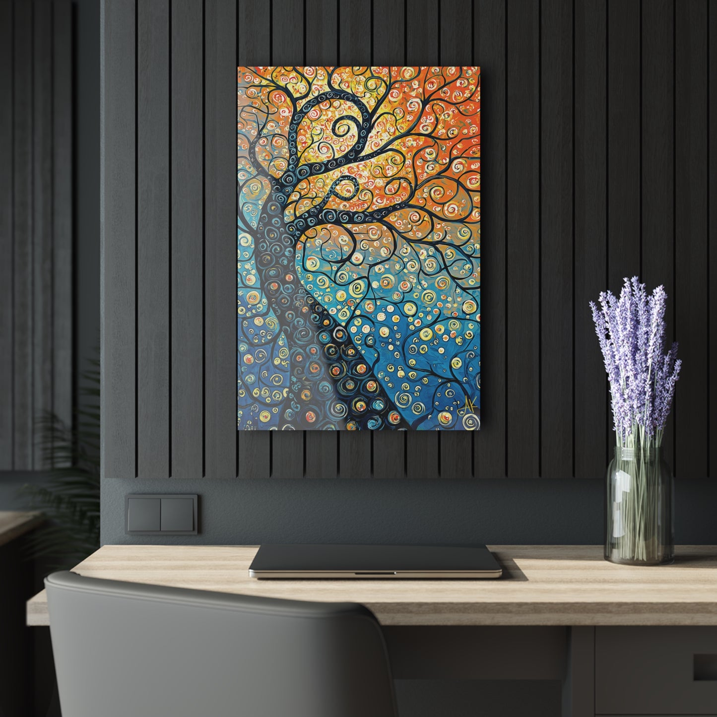 "Crann Beatha Naomh (Gaelic) - The Sacred Tree of Life (English)", Fine Art Acrylic Wall Prints (French Cleat Hanging)