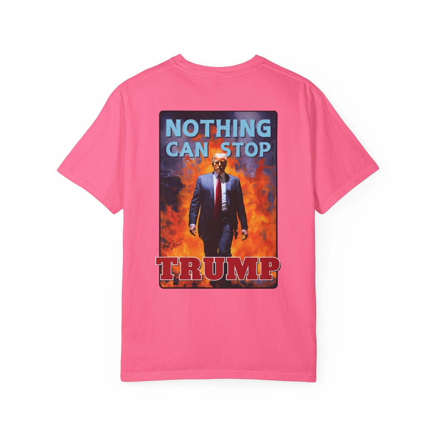 "Nothing Can Stop Trump", Unisex T-shirt (Dark Colors)