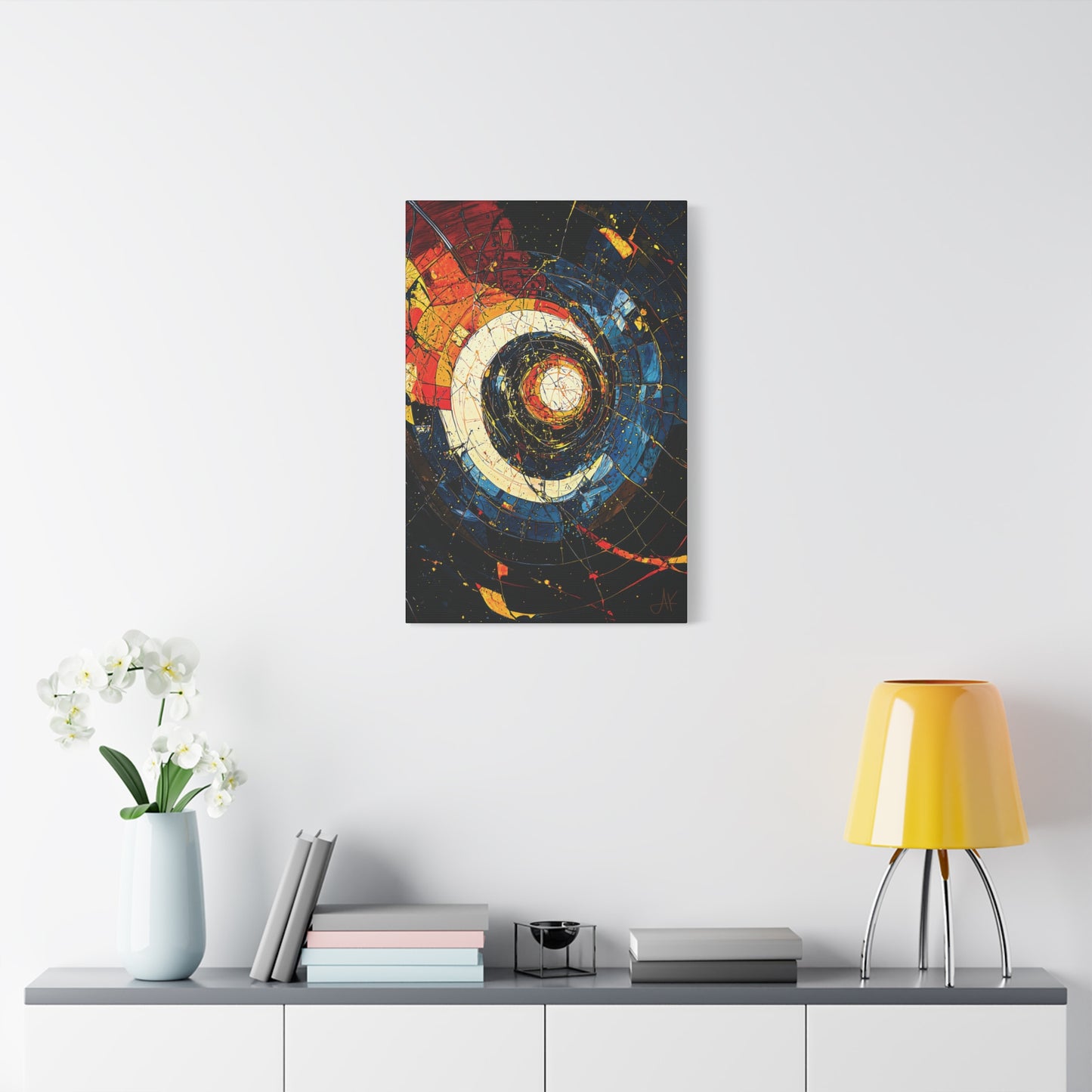 "Shatterdawn Vortex", Fine Art Matte Canvas, Stretched, 1.25"
