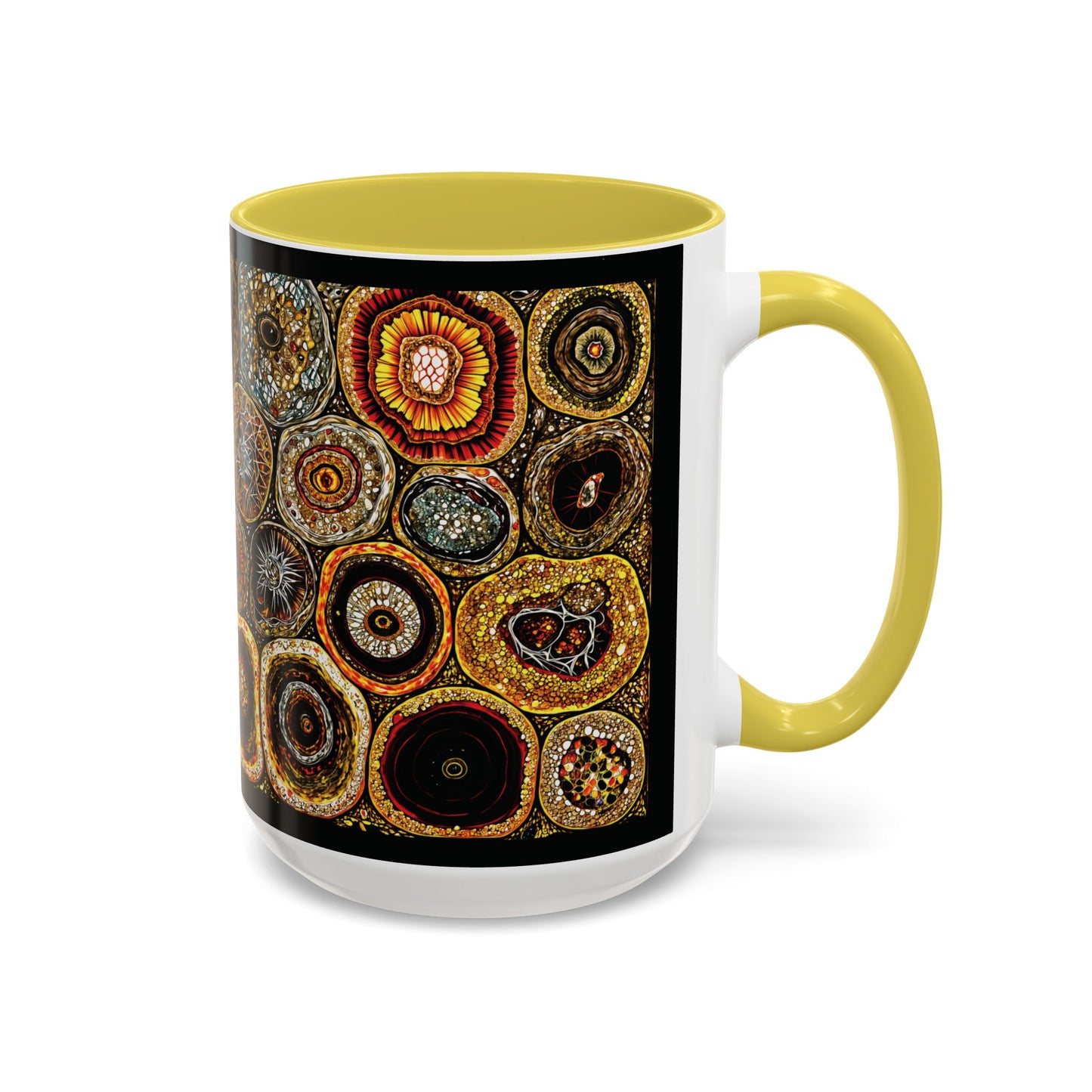 "Every Detail, His Design", Colorful Mugs (11oz, 15oz)