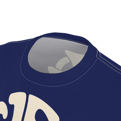 "Retro Jesus", Unisex T-shirt (Norway Blue)