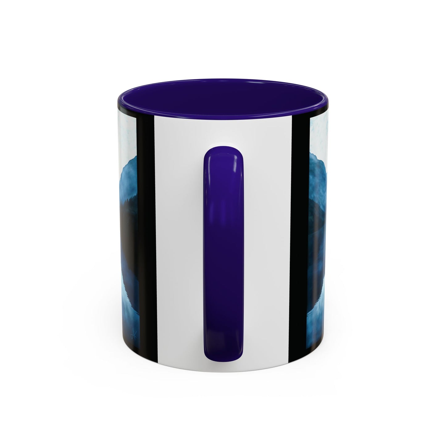 "Connected in Silence - Psalm 46:10", Colorful Mugs (11oz, 15oz)
