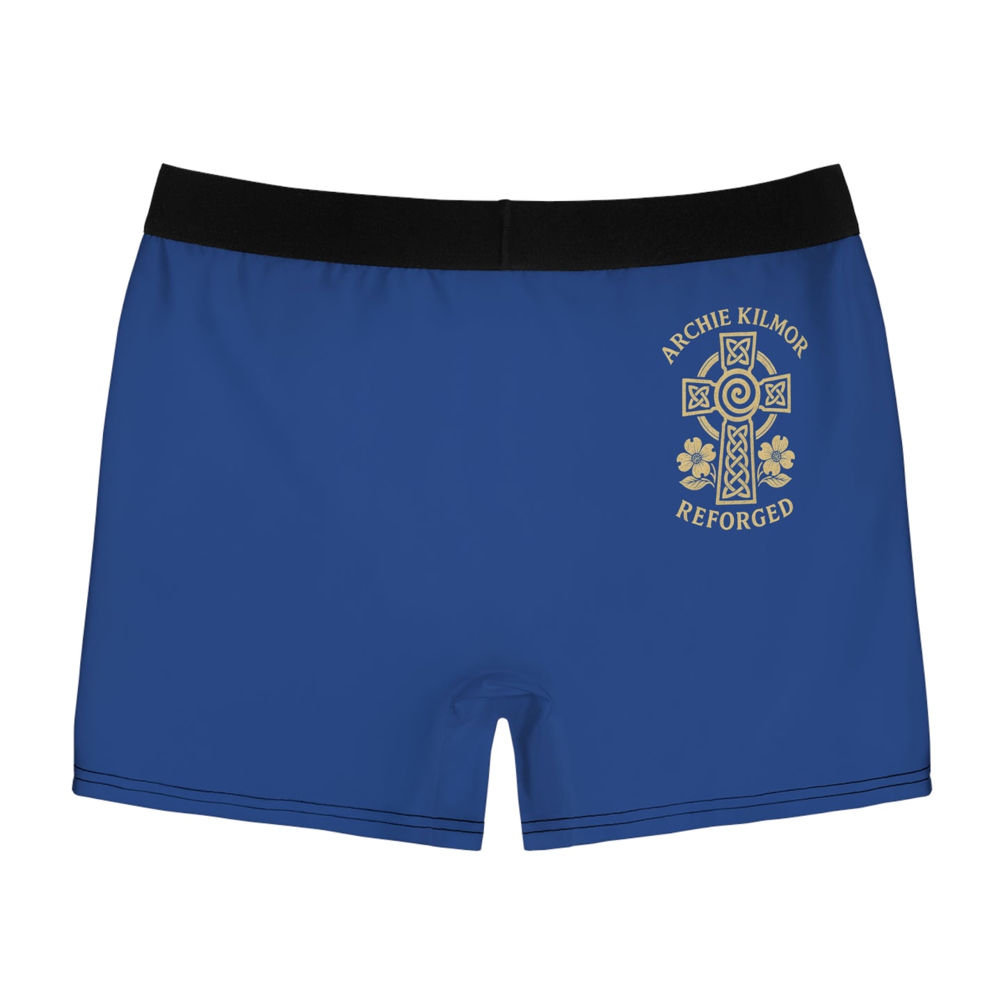 "Archie Kilmor Cross - Reforged" #01, Men's Boxer Briefs (True Blue)