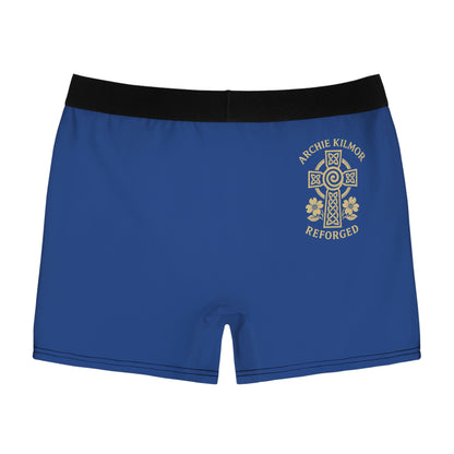"Archie Kilmor Cross - Reforged" #01, Men's Boxer Briefs (True Blue)