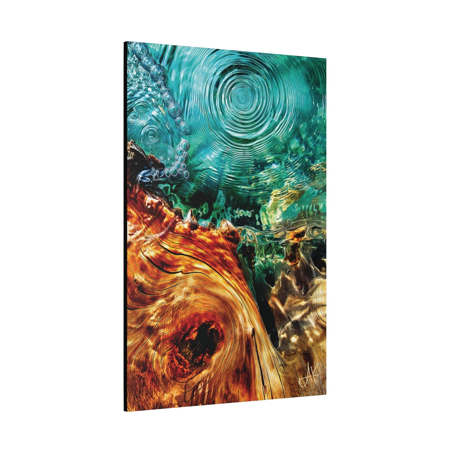 "Ringwell – Memory of the Tidal Wood", Fine Art Matte Canvas, Stretched, 1.25"