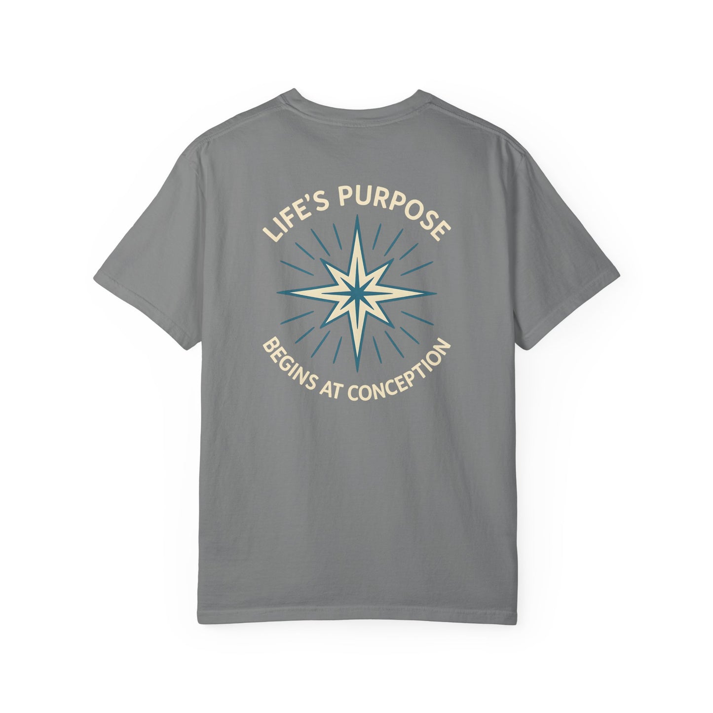 "Life's Purpose Begins at Conception #01", Unisex T-shirt
