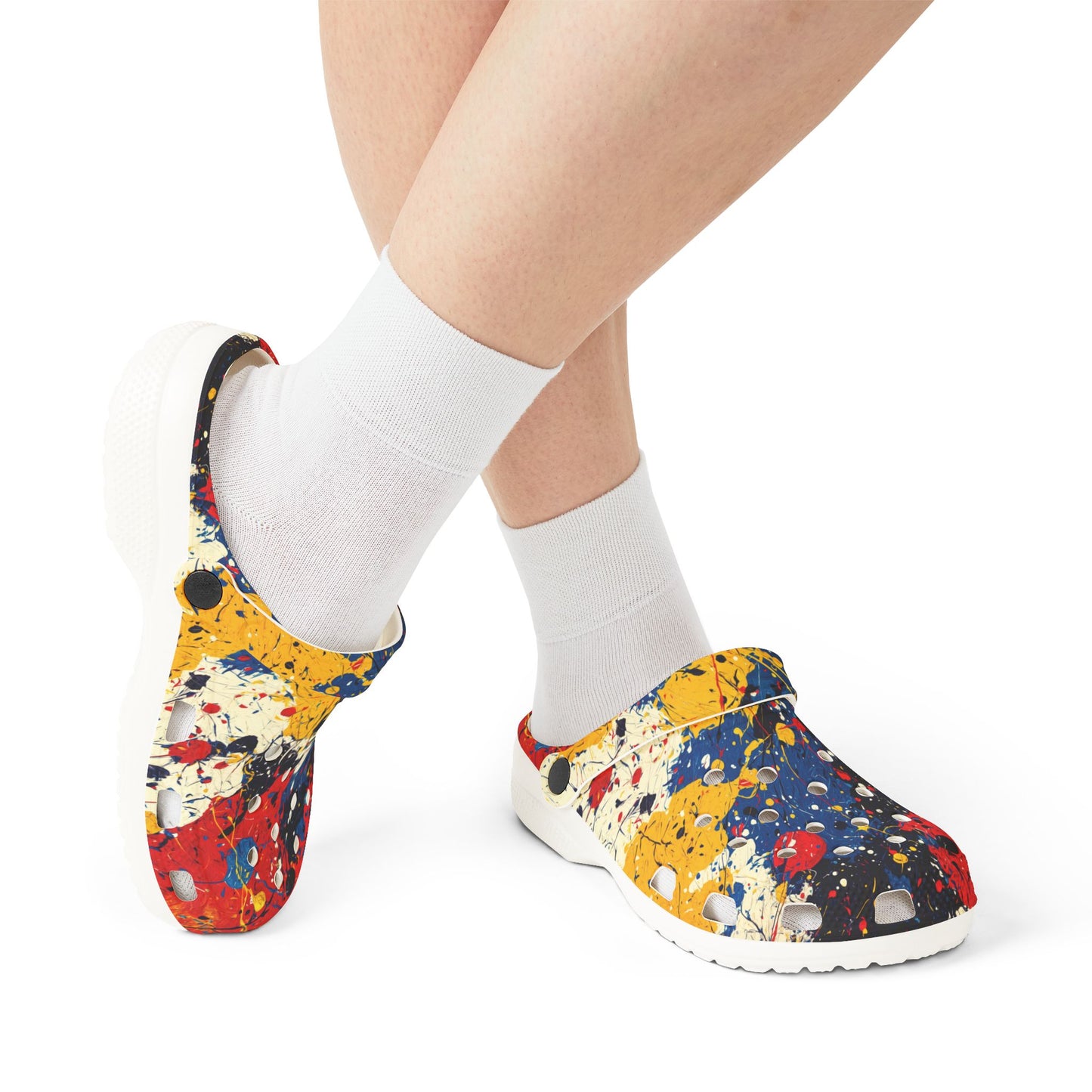 "Abstract 274", Foam Rubber Clogs