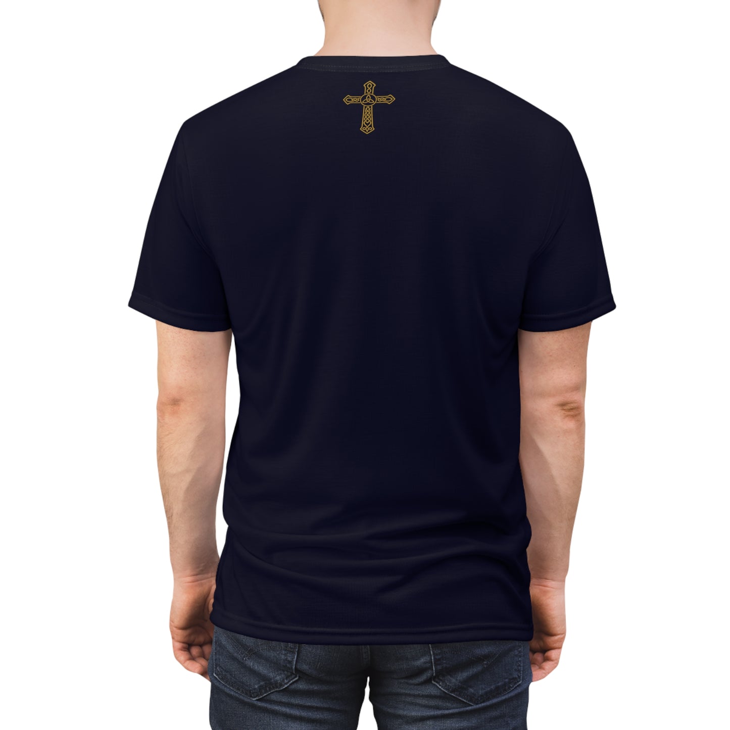 "Clan na Gael - Irish American", Unisex T-shirt (Black Rock Blue)