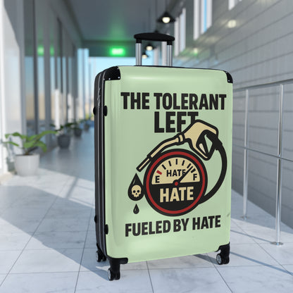 "The Tolerant Left", Suitcase (Soft Lime Green)
