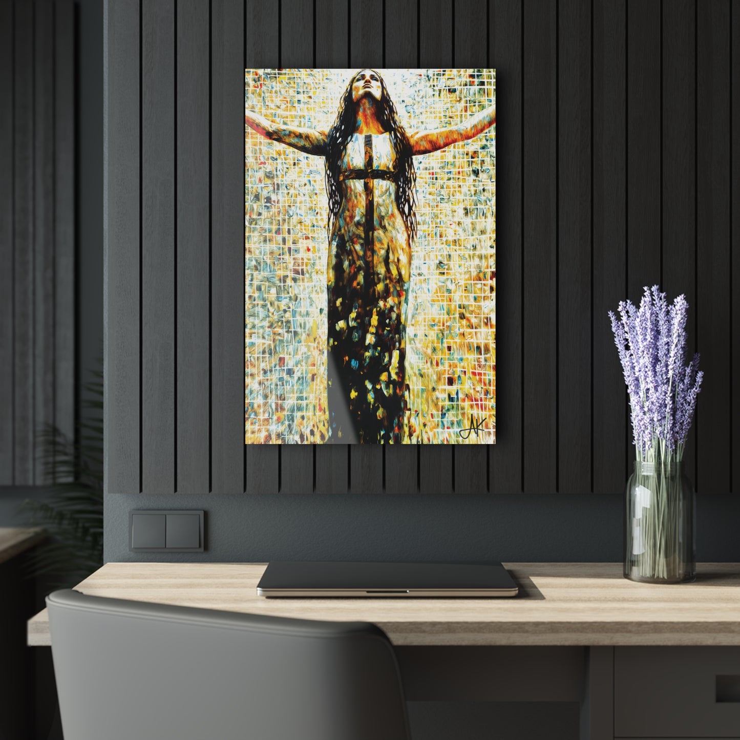 "Walk with God", Fine Art Acrylic Wall Prints (French Cleat Hanging)