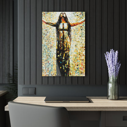 "Walk with God", Fine Art Acrylic Wall Prints (French Cleat Hanging)