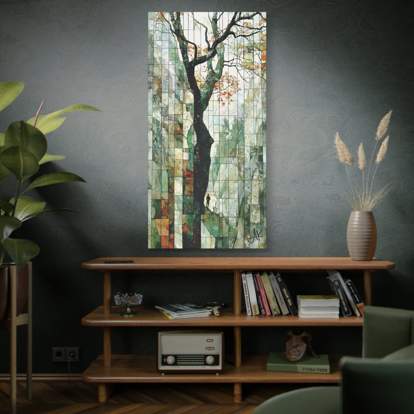 "She Who Will Color the World", Fine Art Matte Canvas, Stretched, 1.25"