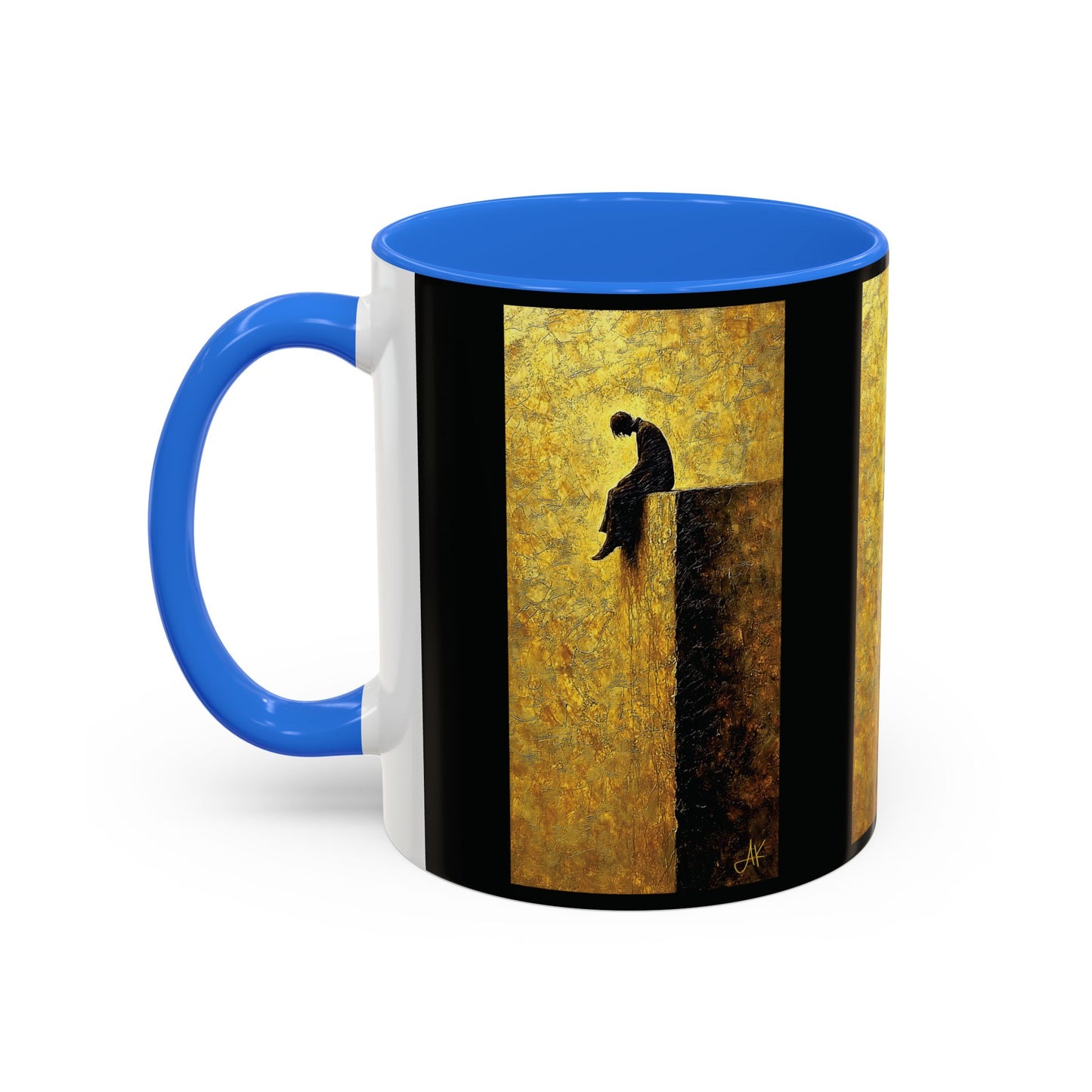 "In Darkest Hour He Is With Me", Colorful Mugs (11oz, 15oz)
