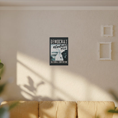 "Democrat KlanBake 1924", Matte Canvas Fine Art Print