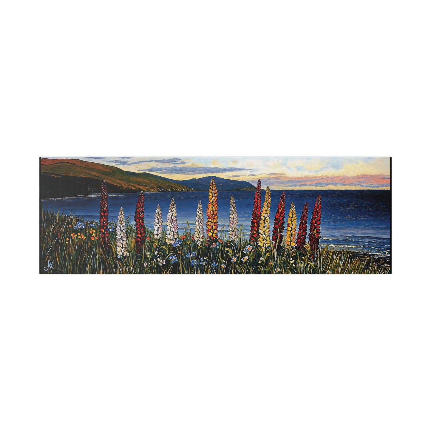 "Machair Awakens on Summers Tide", Stretched Classic Canvas Fine Art Print