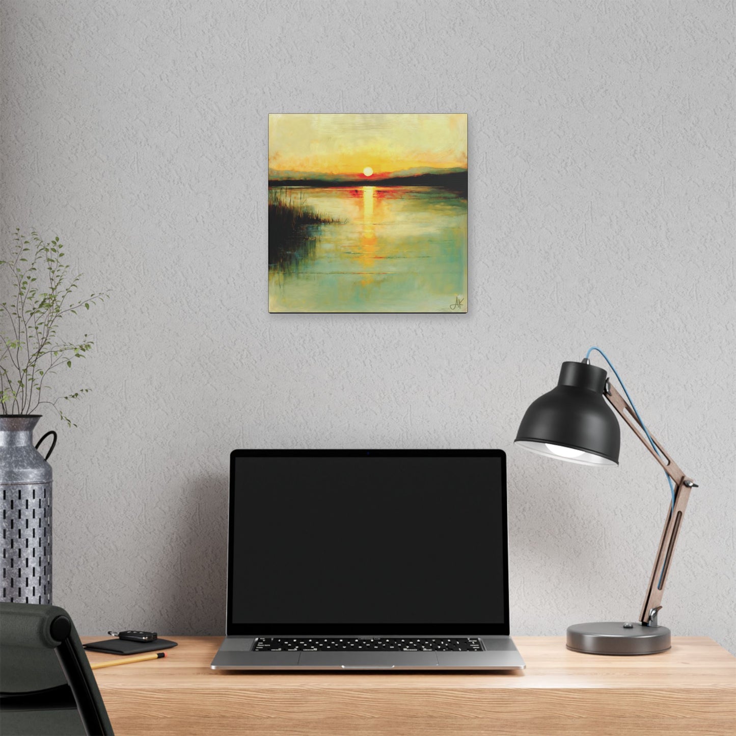 "Today Becomes Yesterday", Stretched Classic Canvas Fine Art Print
