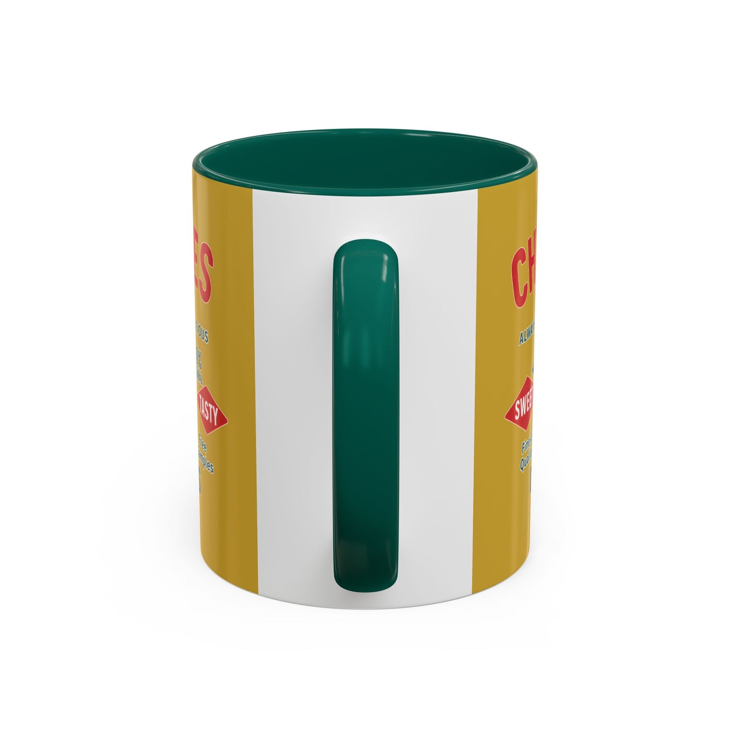 "Delicious Cherries", Colorful Mugs (11oz, 15oz) (Forgelight Gold)
