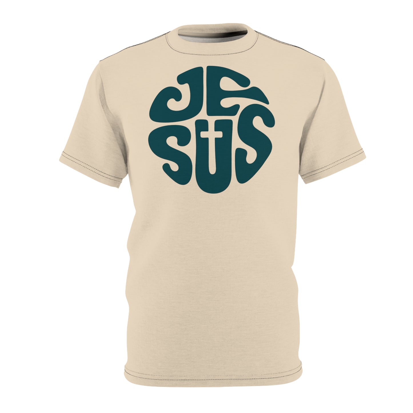 "Retro Jesus", Unisex T-shirt (Antique Parchment)