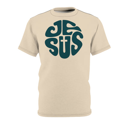 "Retro Jesus", Unisex T-shirt (Antique Parchment)