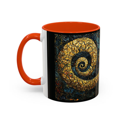 "From Stone to Savior's Light", Colorful Mugs (11oz, 15oz)