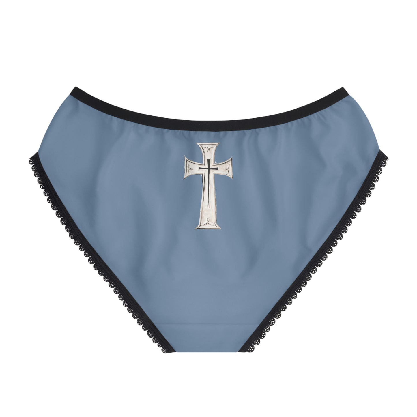 "First Darkness Then Comes Light" #02, Women's Briefs (Denim Blue)
