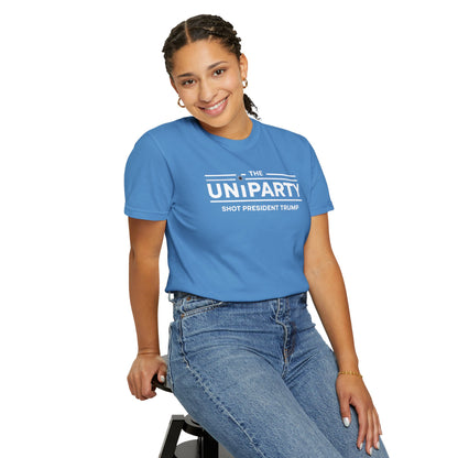 "The Uniparty Shot President Trump" #03, Unisex T-shirt