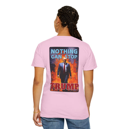 "Nothing Can Stop Trump", Unisex T-shirt (Light Colors)
