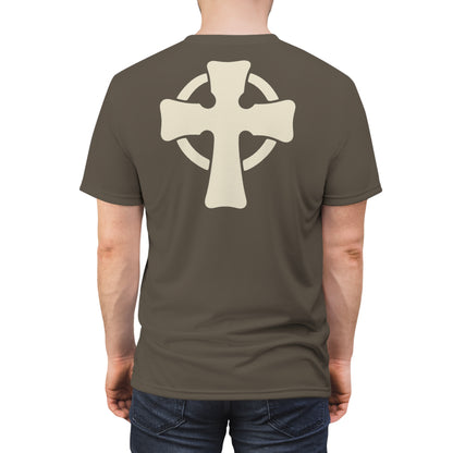 "Retro Jesus", Unisex T-shirt (Beaver Pelt)