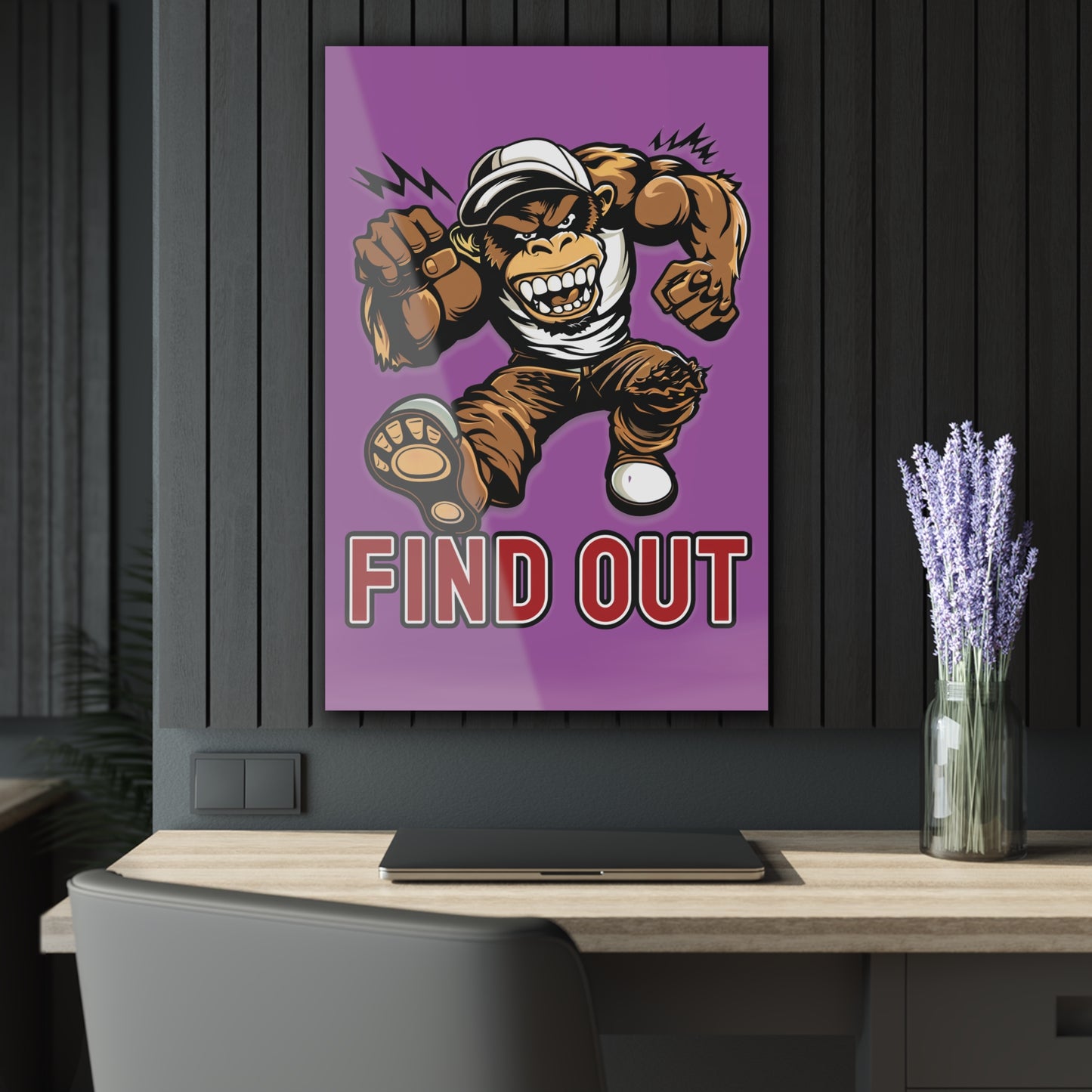 "Find Out", Acrylic Wall Prints (French Cleat Hanging) (Violet Benediction)