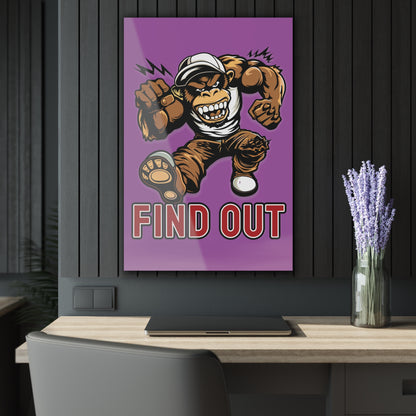 "Find Out", Acrylic Wall Prints (French Cleat Hanging) (Violet Benediction)