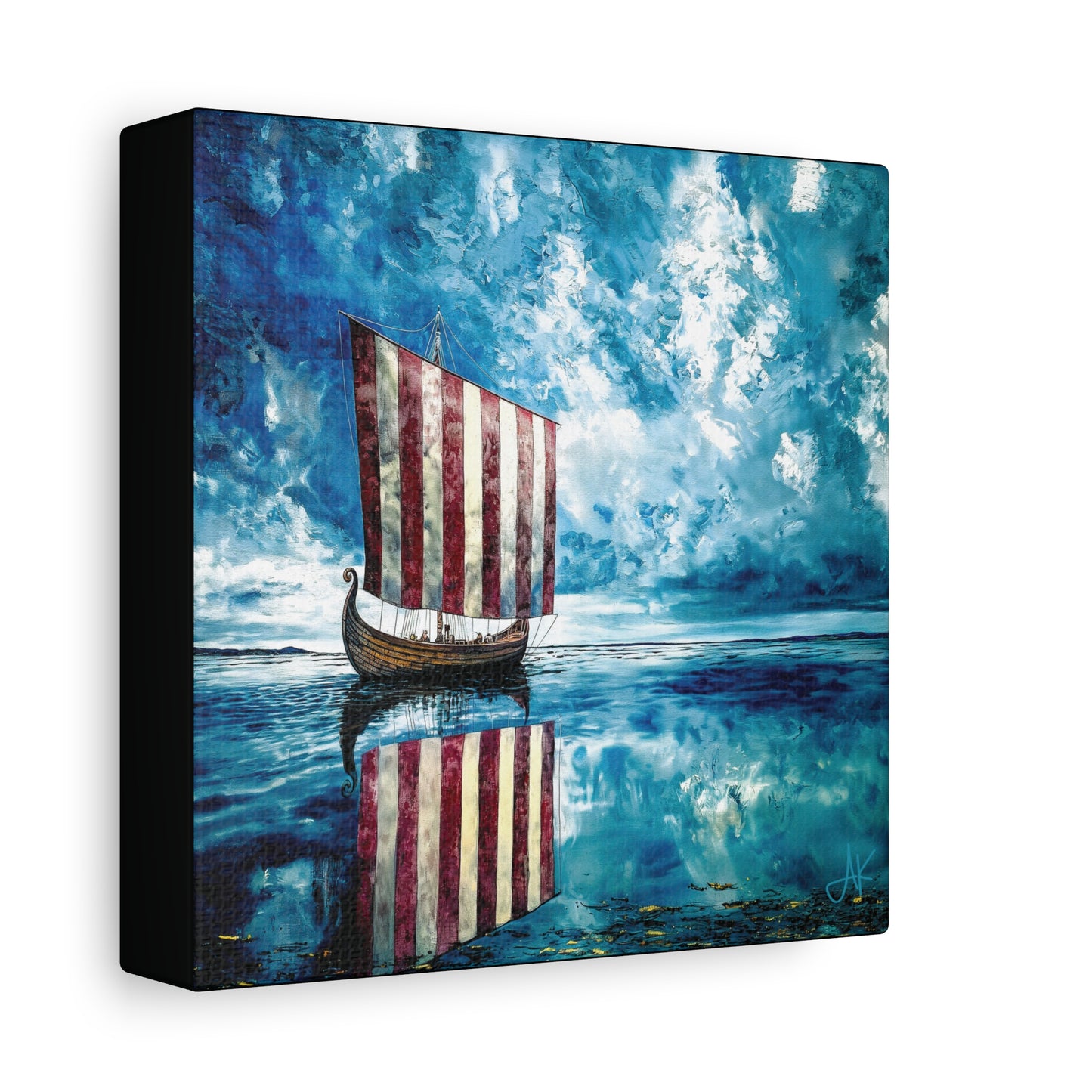 "First Keel at Cille Pheadair", Fine Art Matte Canvas, Stretched, 1.25"