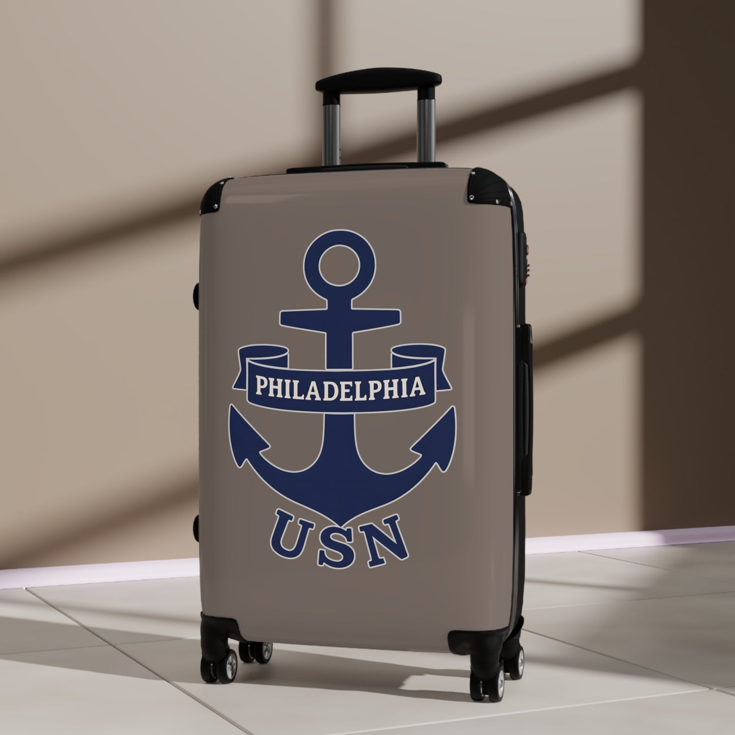 "USN Anchor", Suitcase (Tattletail Brown)