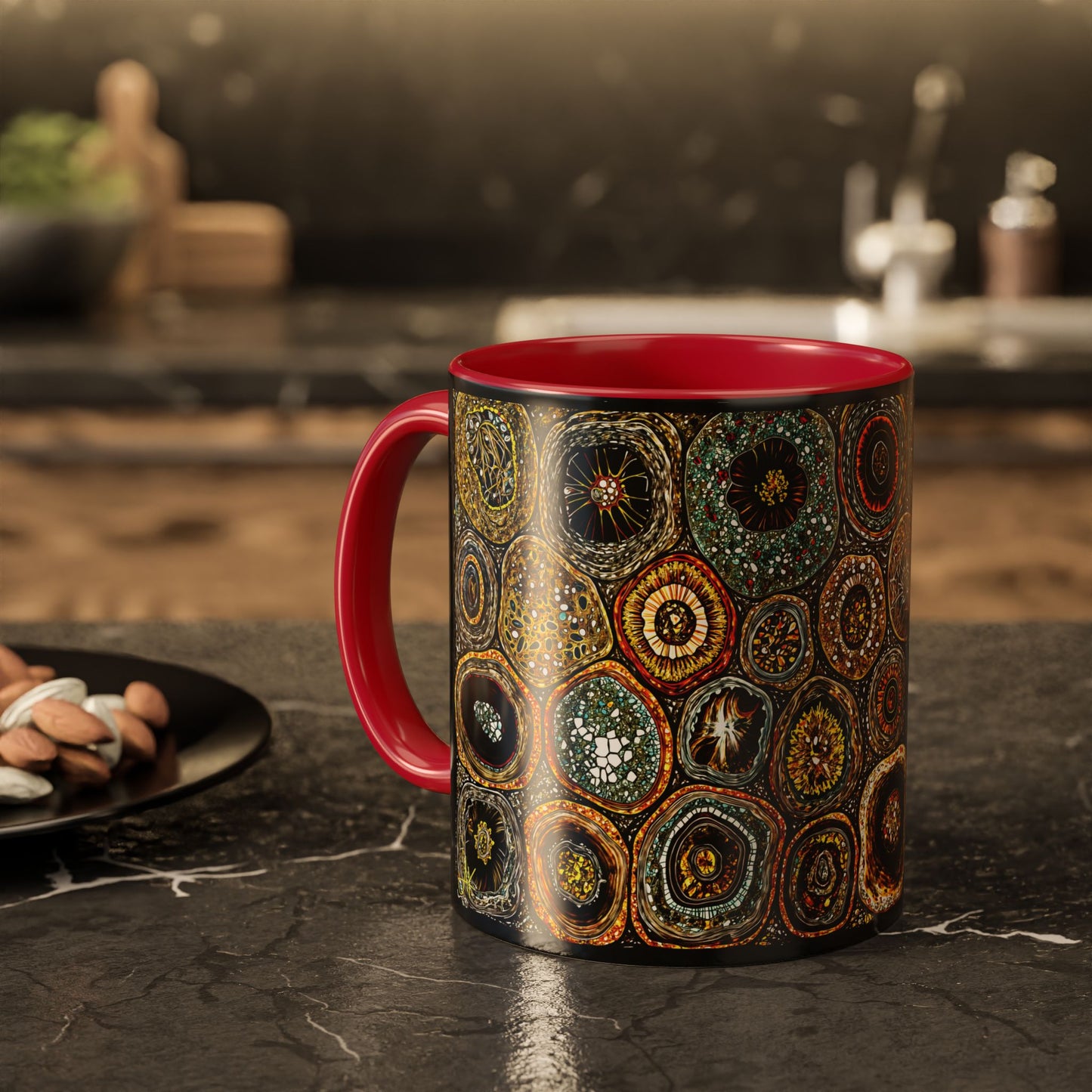 "Every Detail, His Design", Colorful Mugs (11oz, 15oz)
