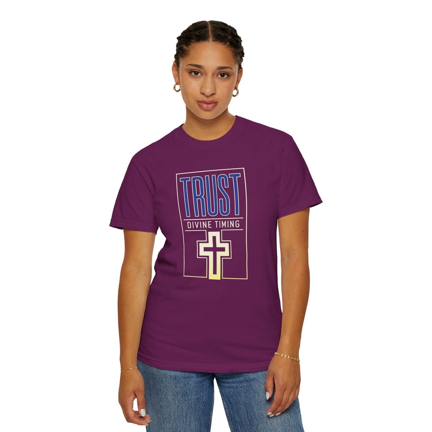 "Trust Divine Timing" #01, Unisex T-shirt