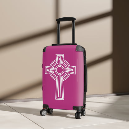 "A Simple High Cross", Suitcases (Dark Pink)