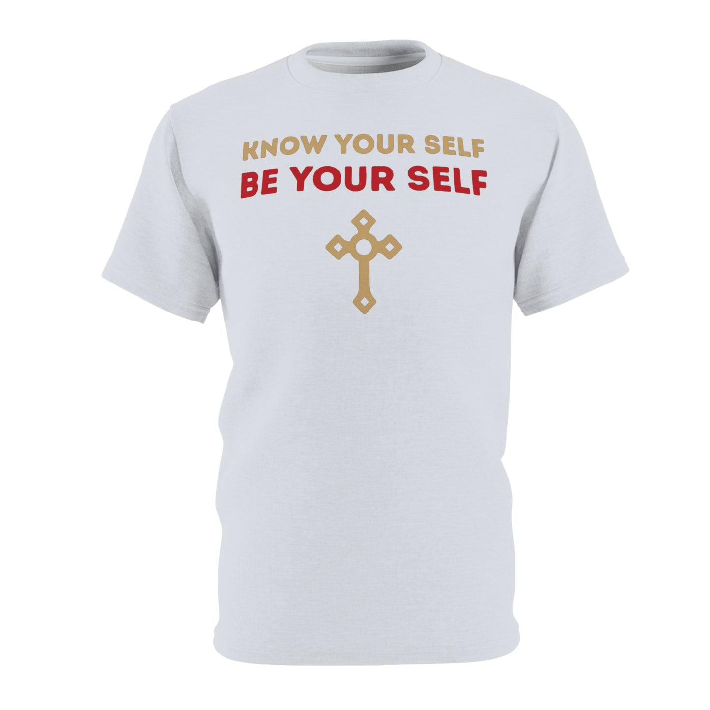"Know Your Self", Unisex T-shirt (Inked Silk Grey)