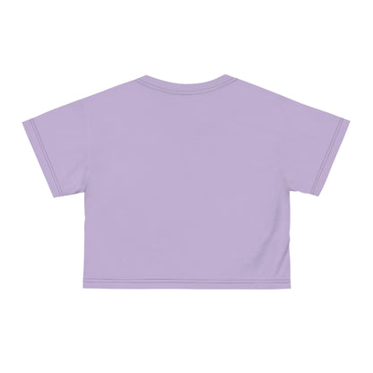 "Delicious Cherries", Crop Tee (Vintage Lilac)