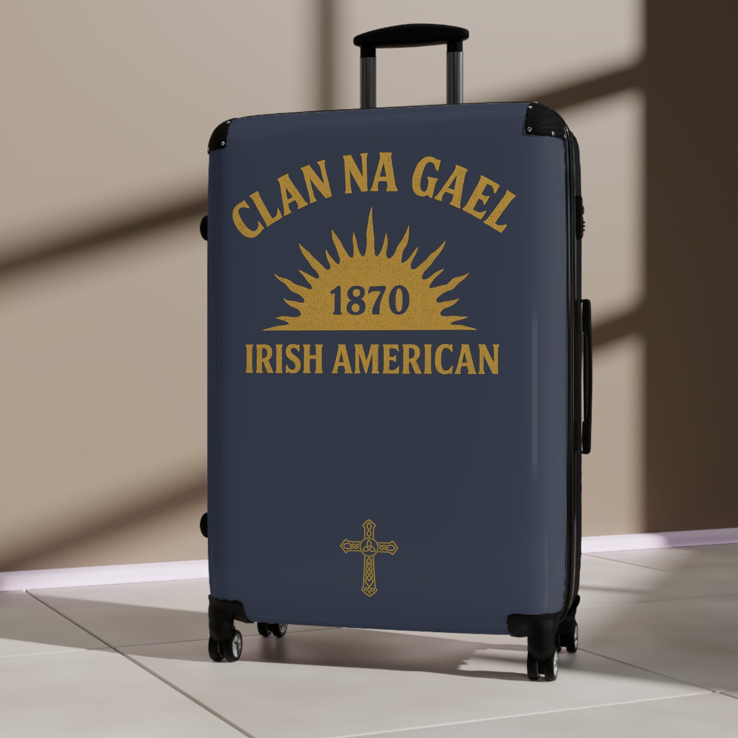 "Clan na Gael - Irish American", Suitcase (Blue Burka Grey)