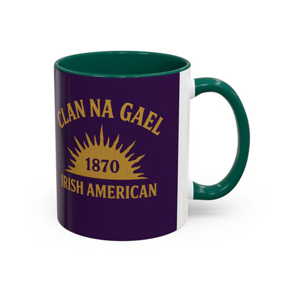 "Clan na Gael - Irish American", Colorful Mugs (11oz, 15oz) (3B0A4F)