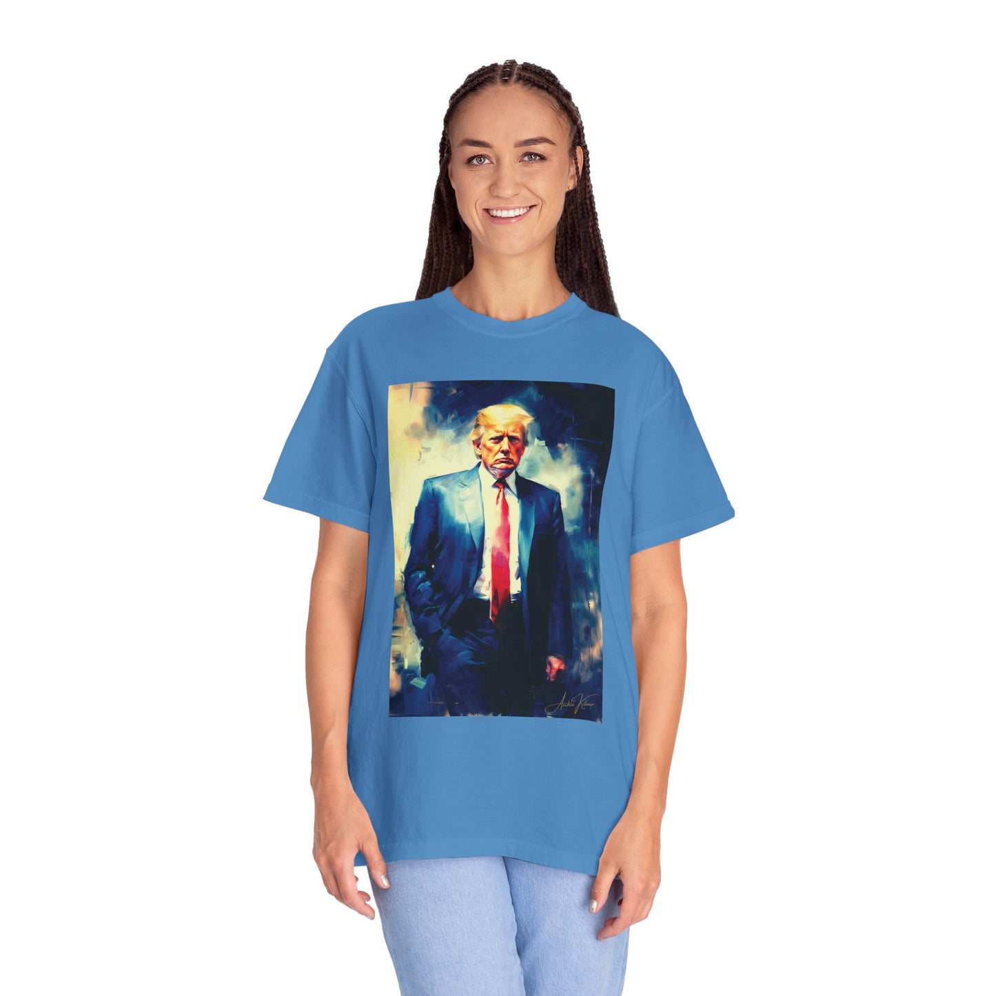 "Trump Portrait No. 6", Unisex T-shirt (Light Colors)