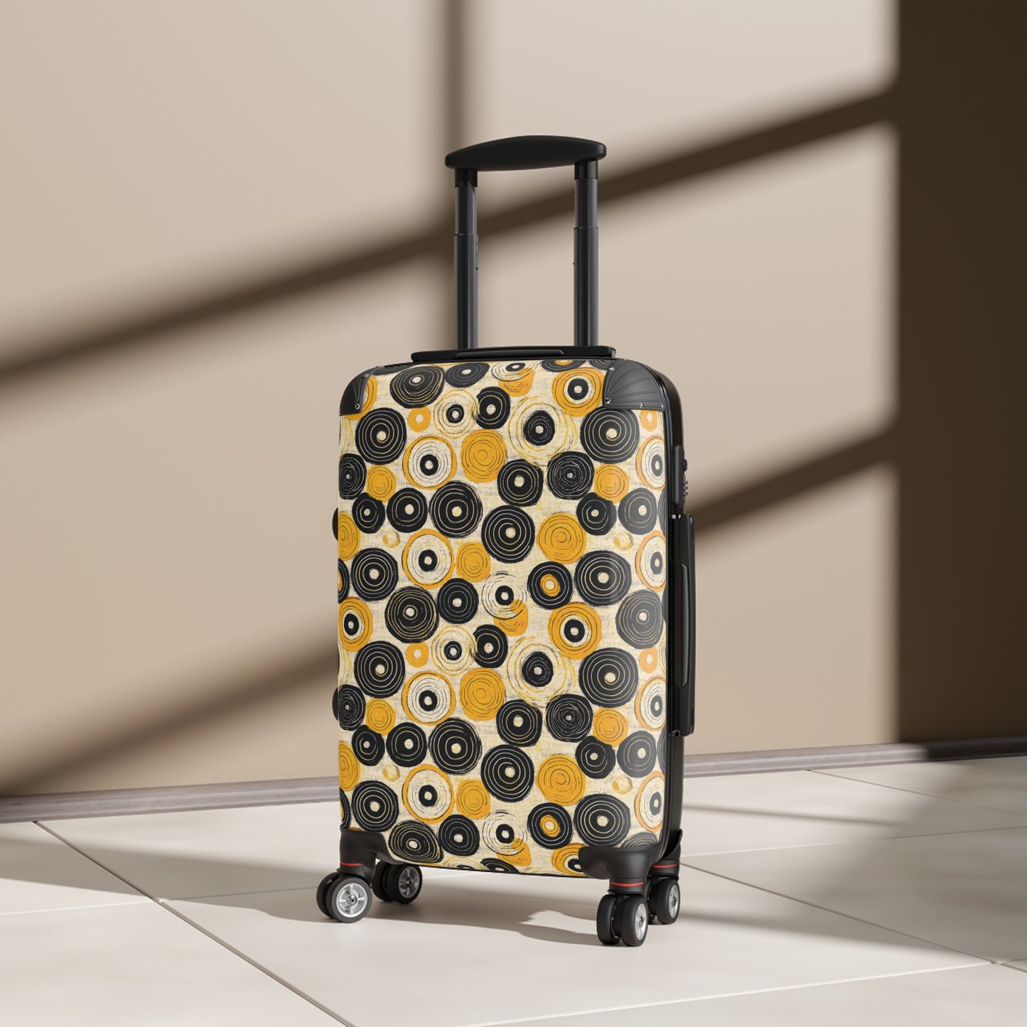 "Old 45's" Pattern Art Suitcases